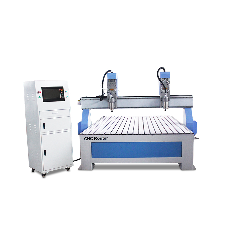 1325木工數(shù)控雕刻機(jī)廣告亞克力pvc板材獨(dú)立雙頭雕刻機(jī)