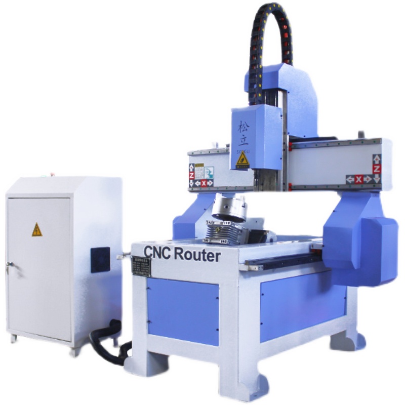 6060全自動cnc電腦數(shù)控雕刻機(jī)四軸木雕加工具小型家用電腦打孔機(jī)